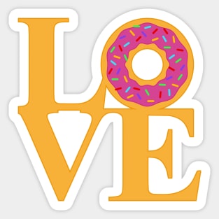 Love Donuts Sticker